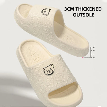 Summer Home Use EVA Slippers for Women Cute Cartoon Design Indoor Comfortable Slip-On Shoes