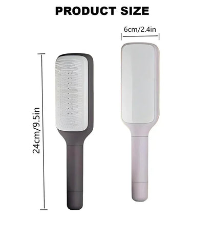 Rotatable Self Cleaning Hair Brush Telescopic Massage Airbag Comb Telescopic Cleaning Anti-Static Hairdressing Air Cushion Comb