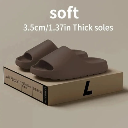 High Quality Super Soft EVA Sole Women Slippers for Men Bathroom Slippers Home Slides Couple Beach Sandals Male Slipper